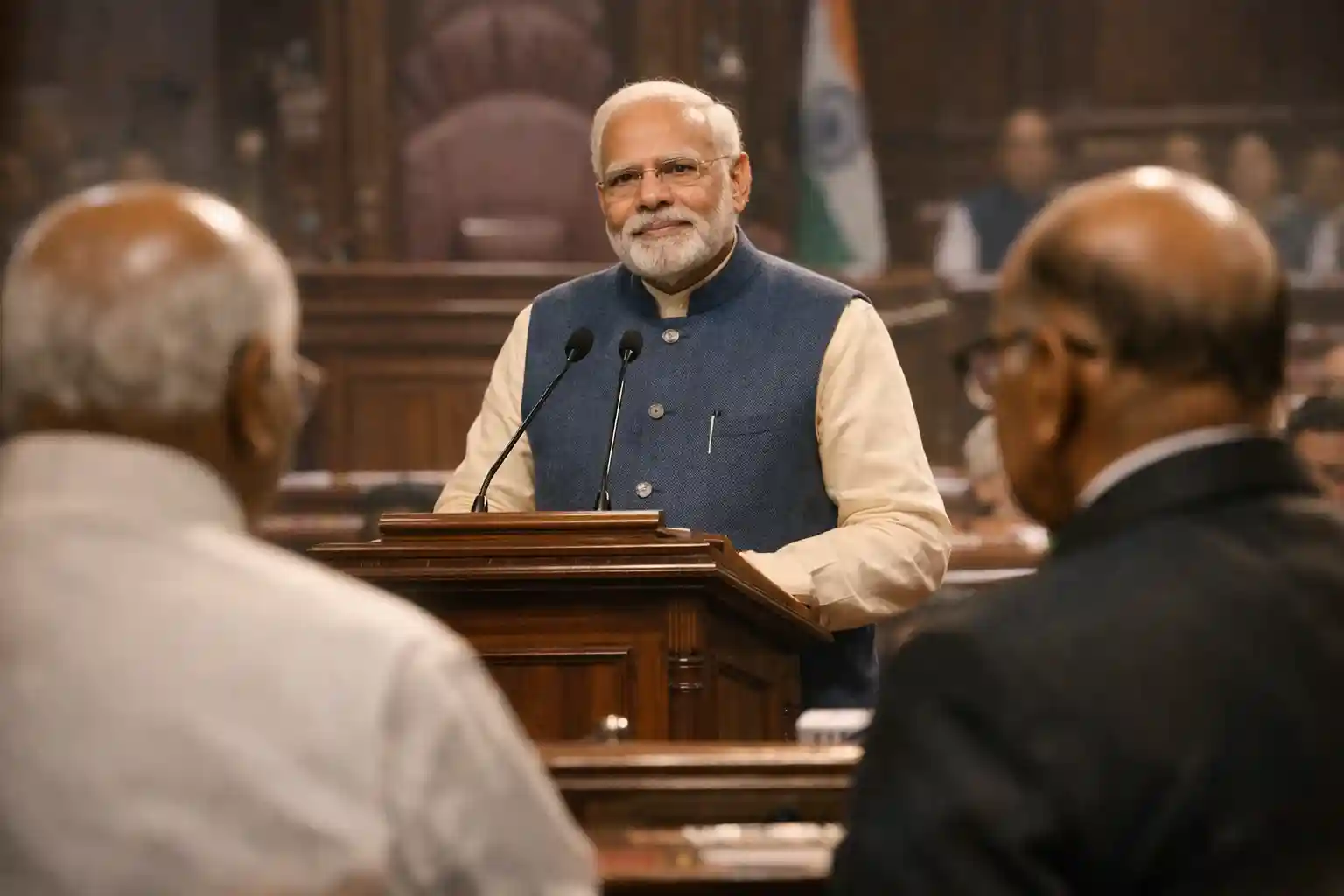 PM Modi Speech राज्यसभा में भावुक हुए पीएम मोदी, बोले राजनीति में कोई अंत नहीं होता