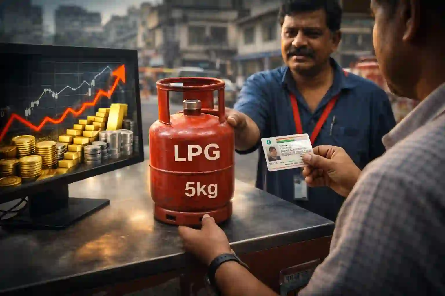 बिना एड्रेस प्रूफ मिलेगा 5Kg LPG सिलेंडर सोना-चांदी की कीमतों में बड़ी उछाल