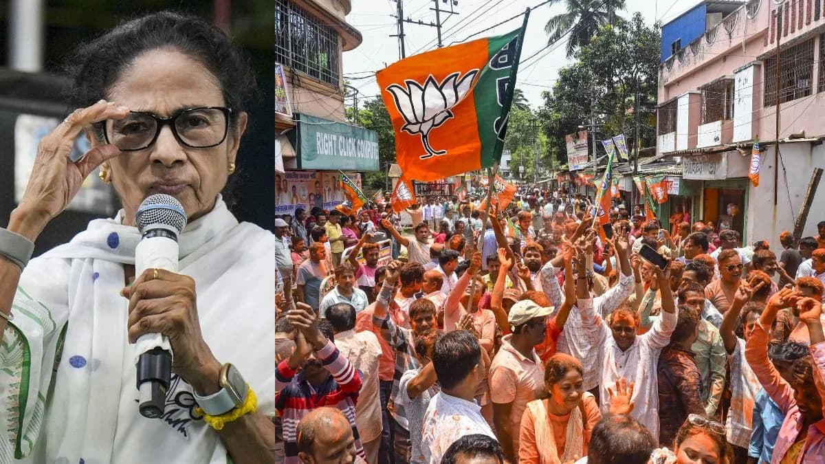 बंगाल चुनाव 2026 रुझानों के बीच तृणमूल के सामने चुनौतियां और भाजपा की बढ़त के संकेत