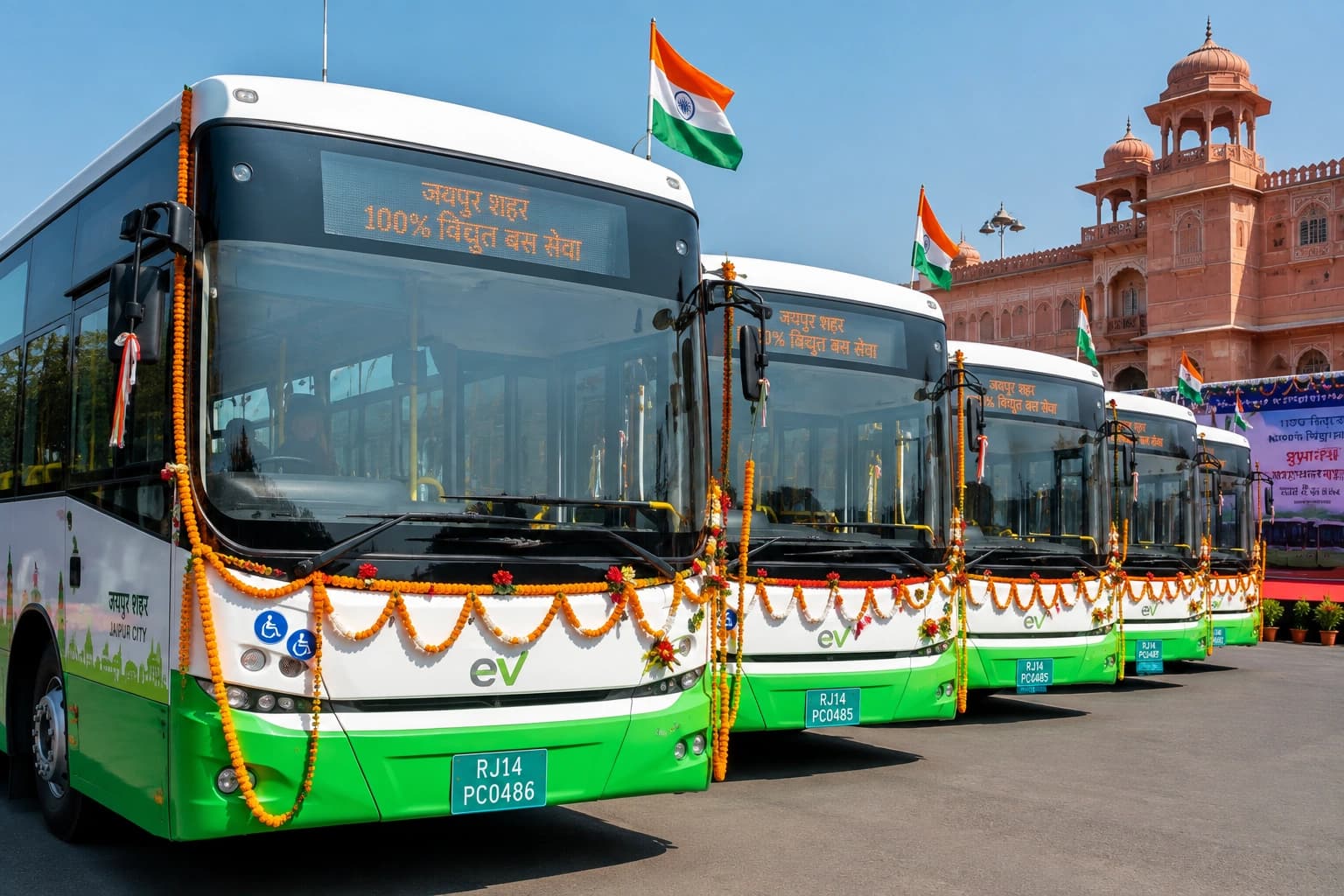 राजस्थान में दौड़ीं 71 नई ई-बसें: जयपुर, जोधपुर और उदयपुर समेत 7 शहरों को मिली सौगात, जानिए रूट और सुविधाएं