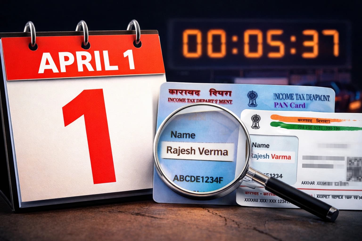 PAN Card New Rules 1 अप्रैल से रद्दी हो जाएगा आपका पैन कार्ड आधार के साथ नाम की गलती पड़ेगी भारी, ऐसे करें ठीक