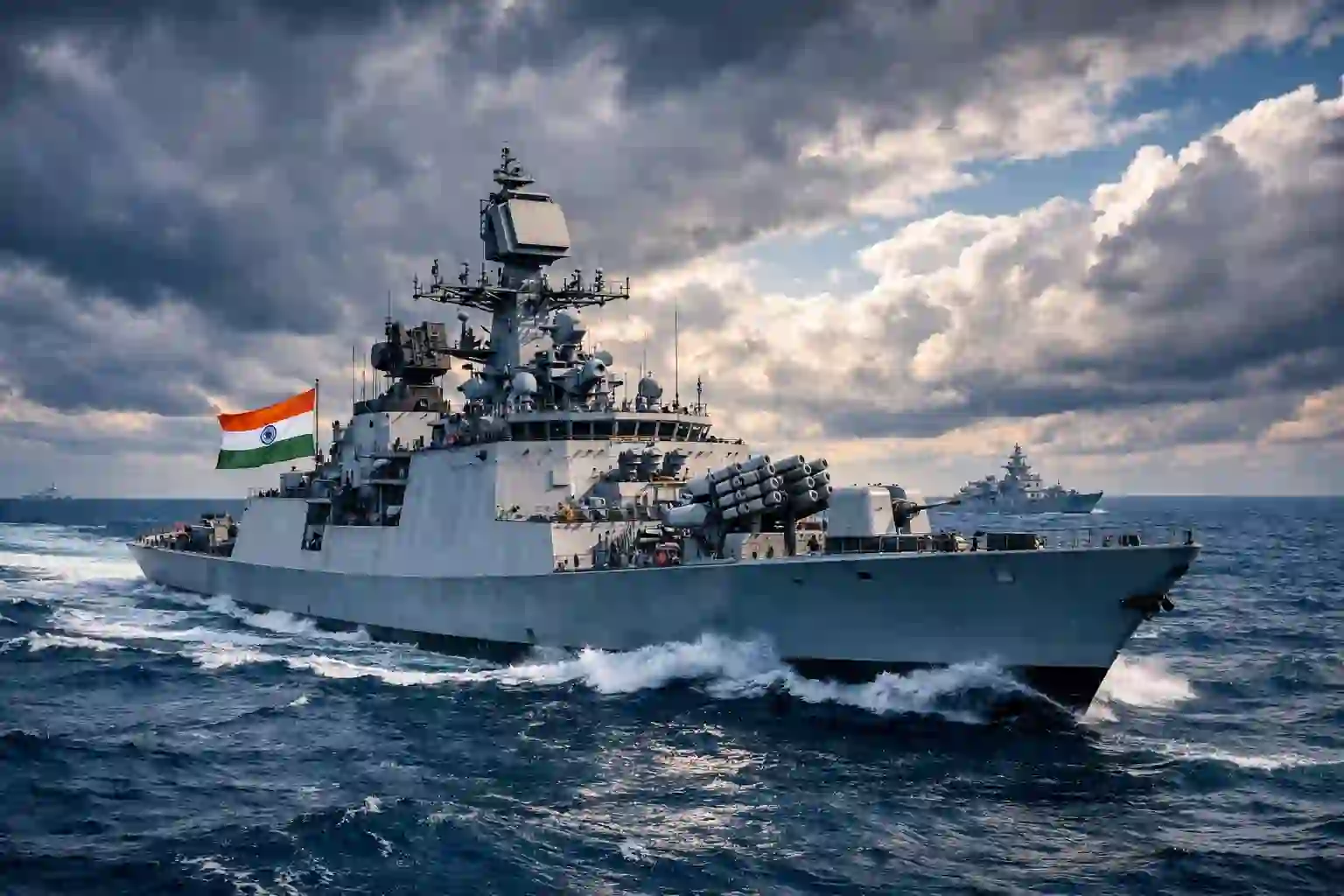 Indian Navy Power 3 नए स्वदेशी युद्धपोतों के शामिल होने से समंदर में बढ़ी भारत की ताकत