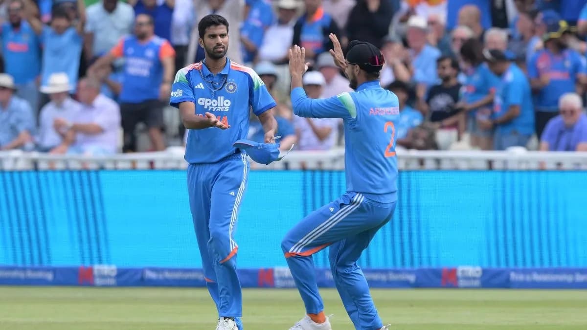 India vs England: लॉर्ड्स वनडे से पहले बड़ा बदलाव, चोटिल वॉशिंगटन सुंदर की जगह हर्ष दुबे टीम में शामिल
