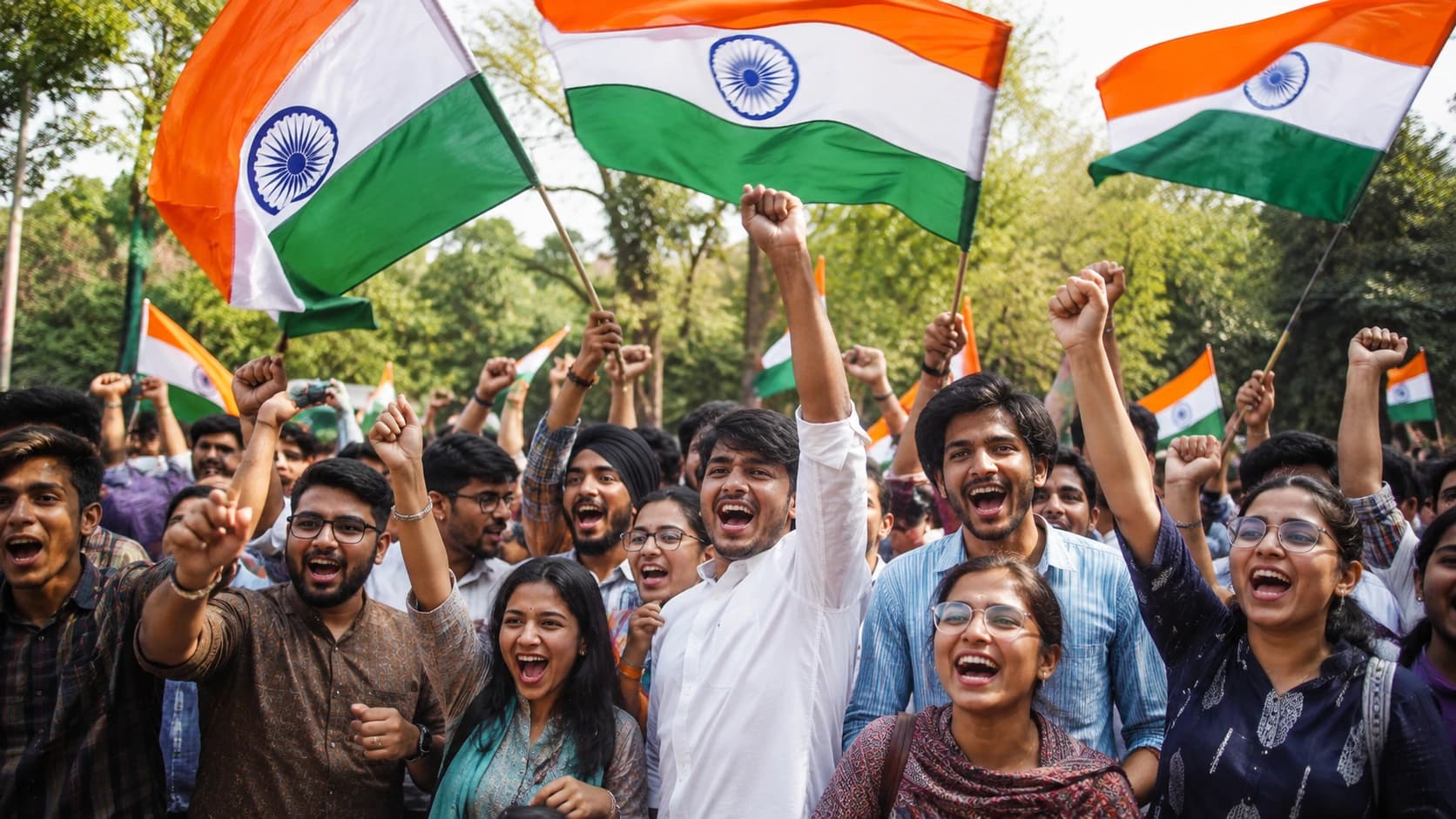 धर्मेंद्र प्रधान के इस्तीफे के बाद छात्रों ने जंतर-मंतर पर मनाया जश्न और खत्म किया आंदोलन