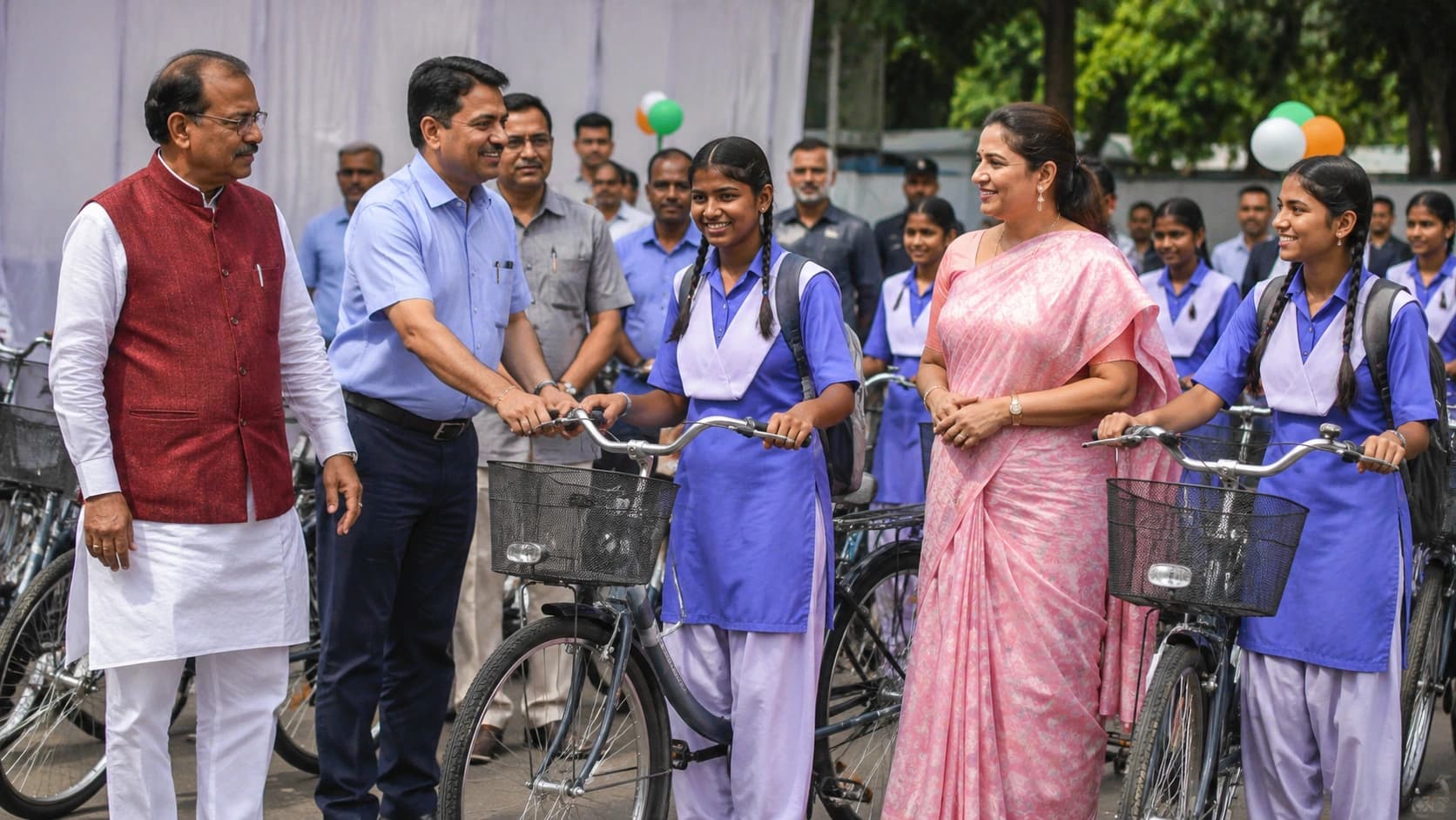 दिल्ली के सरकारी स्कूलों की बेटियों को बड़ा तोहफा: CM रेखा गुप्ता ने बांटीं 3,000 साइकिलें, शुरू हुई 'विद्या वाहिनी' योजना