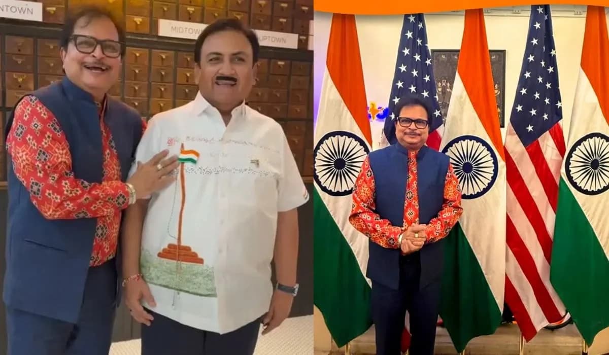 न्यूयॉर्क में 'तारक मेहता' की टीम ने मनाया स्वतंत्रता दिवस: तिरंगे के रंगों से जगमगाई एम्पायर स्टेट बिल्डिंग, जेठालाल-भिड़े ने जलाईं लाइट्स