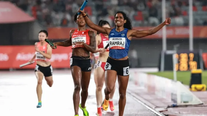 एशियन गेम्स 2026: बारिश के बीच भारतीय रिले टीम ने रचा इतिहास, नेशनल रिकॉर्ड के साथ जीता ब्रॉन्ज मेडल