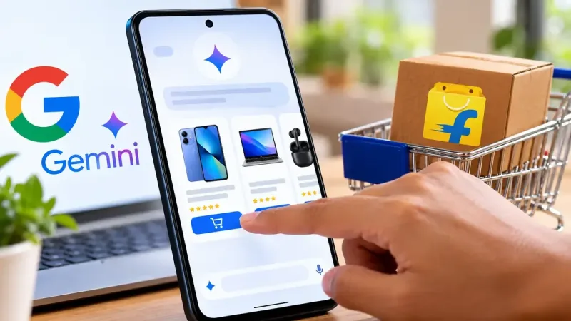 Google Gemini में आया नया फीचर! अब AI चैट के दौरान ही सीधे दिखेगा Flipkart का 'Buy Button'